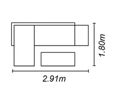 Norfolk Leisure Bahama Corner Sofa Set In Grey 3 Norfolk Leisure Bahama Corner Sofa Set In Grey - Image 3
