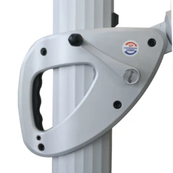 Hartman Caribbean Round Cantilever Parasol With Solar Powered Lights - Natural -Cheap Hozelock || Kettler || Bosch Store L Hartman cantilever parasol adjuster