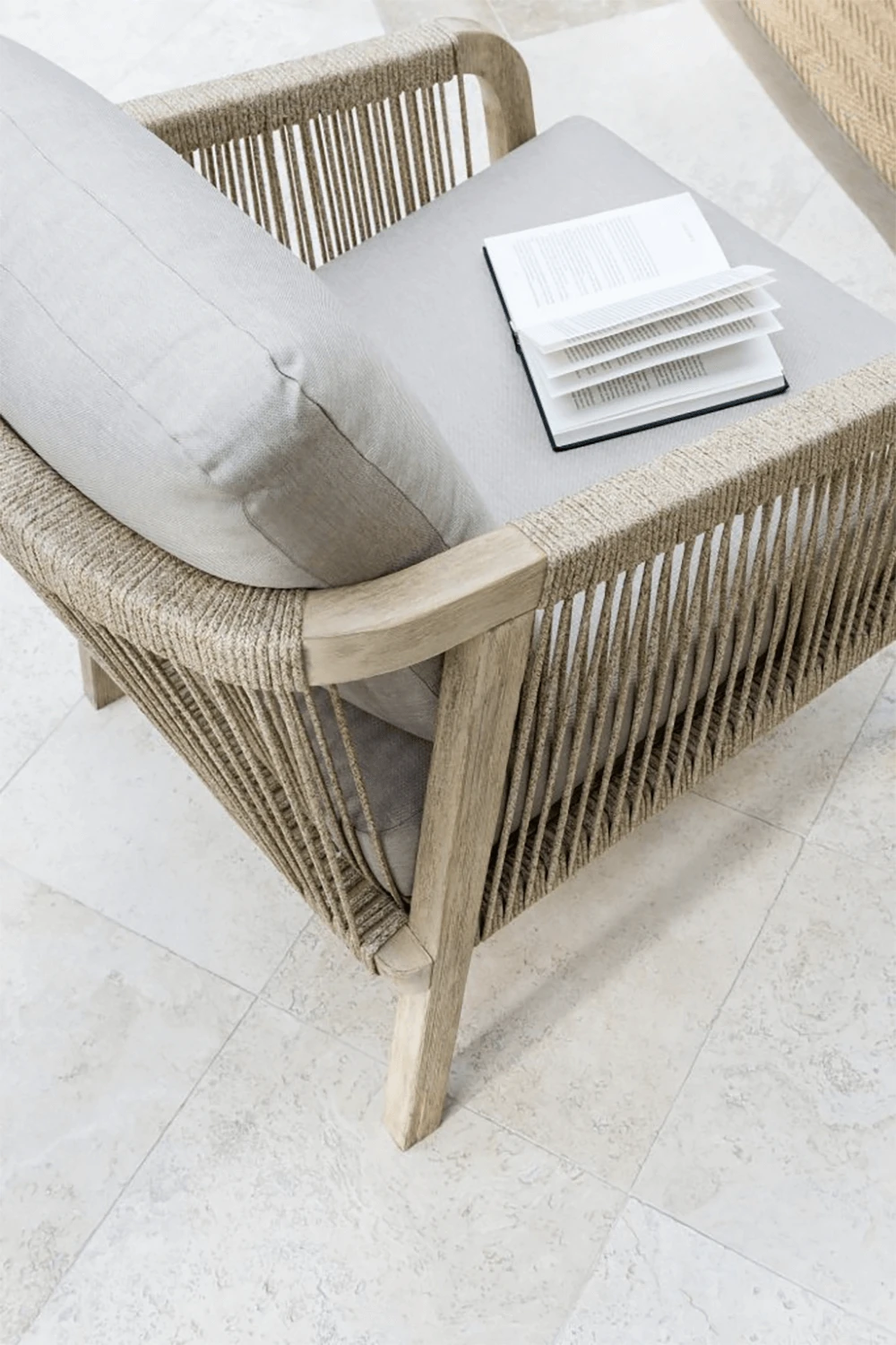 Kettler Cora Rope Arm Chair (pair) 2 Kettler Cora Rope Arm Chair (pair) - Image 2