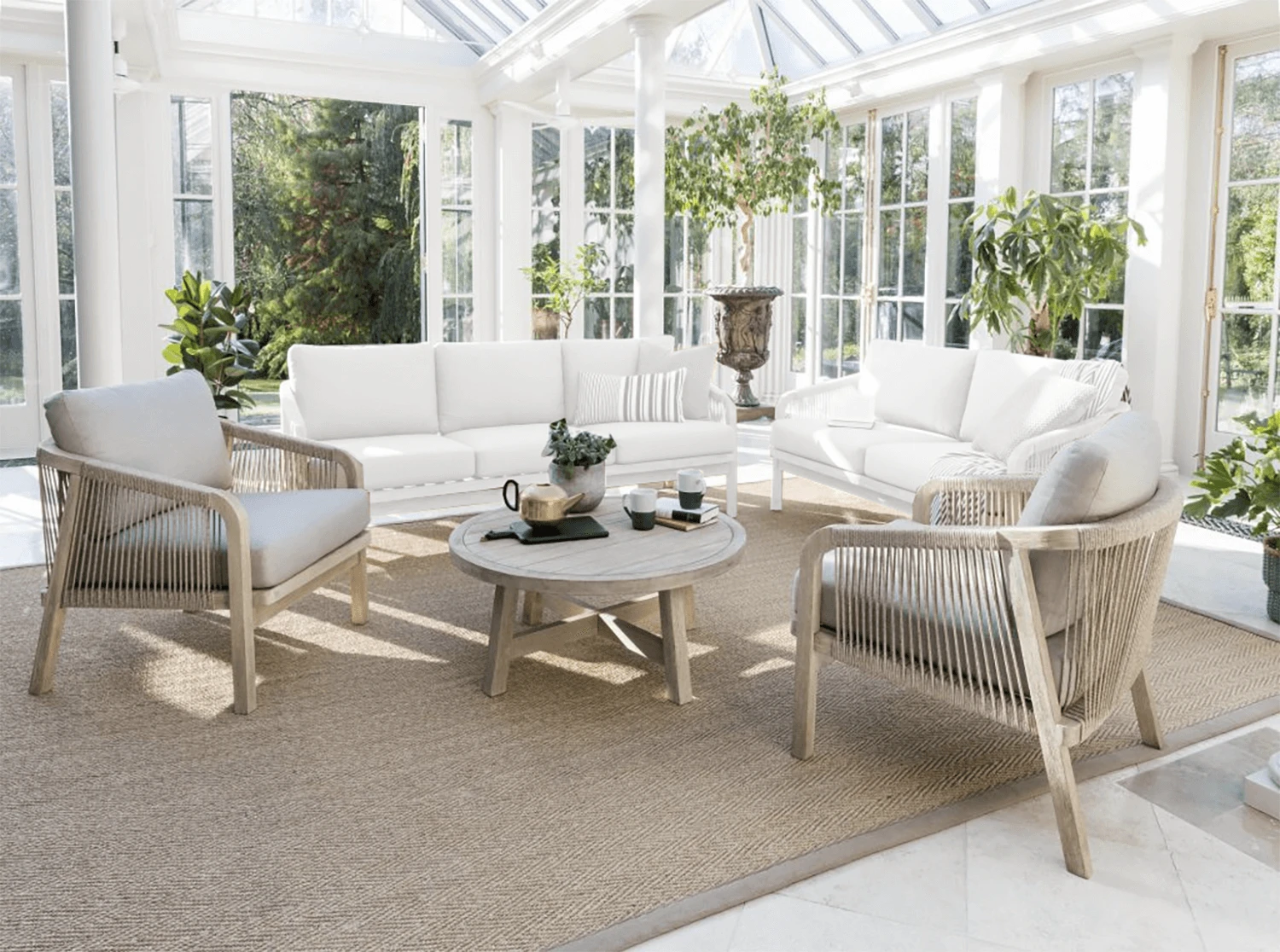 Kettler Cora Rope Arm Chair (pair) 3 Kettler Cora Rope Arm Chair (pair) - Image 3