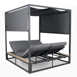 Kettler Elba Daybed In Anthracite/Teak 9 Kettler Elba Daybed In Anthracite/Teak -Cheap Hozelock || Kettler || Bosch Store L Kettler Elba daybed studio