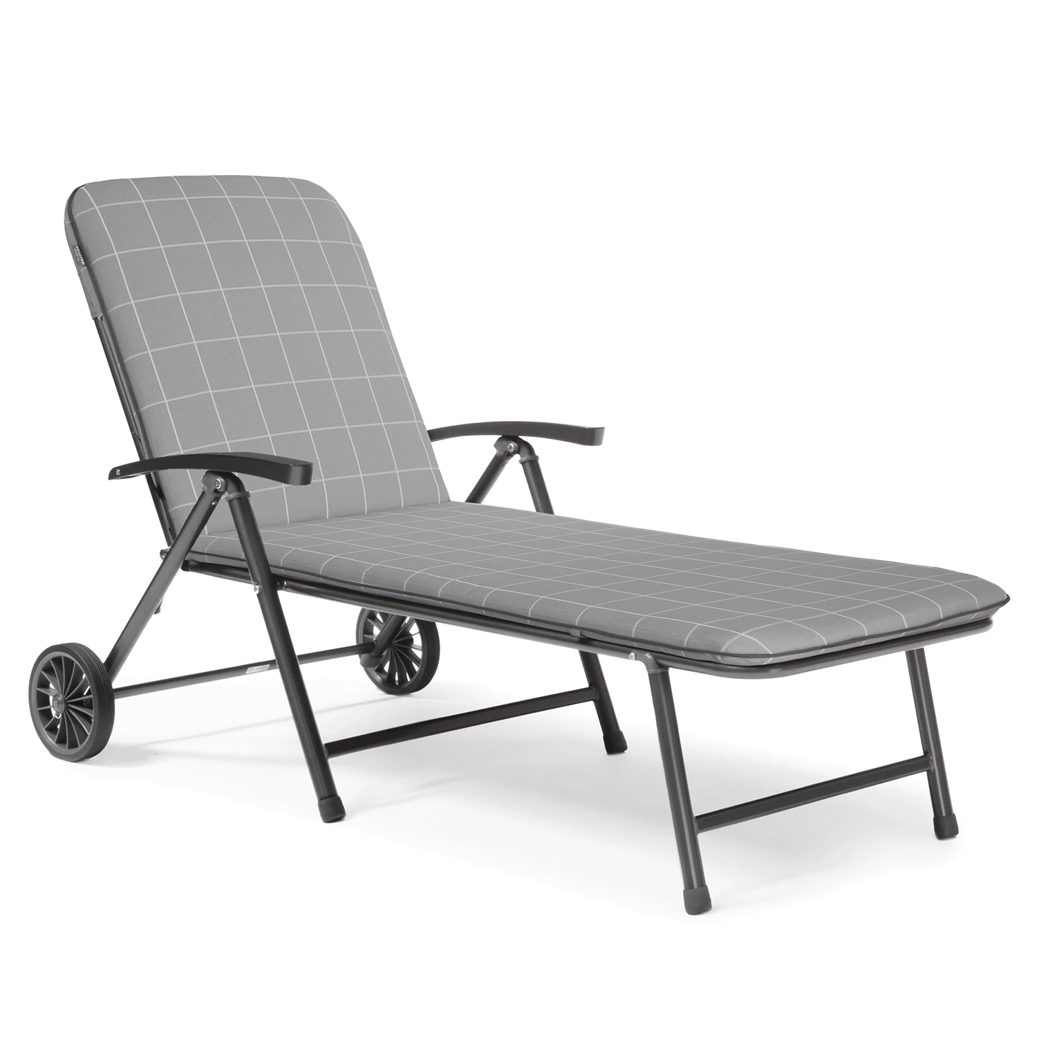 Kettler Novero Sunlounger With Cushion In Slate 1 Kettler Novero Sunlounger With Cushion In Slate