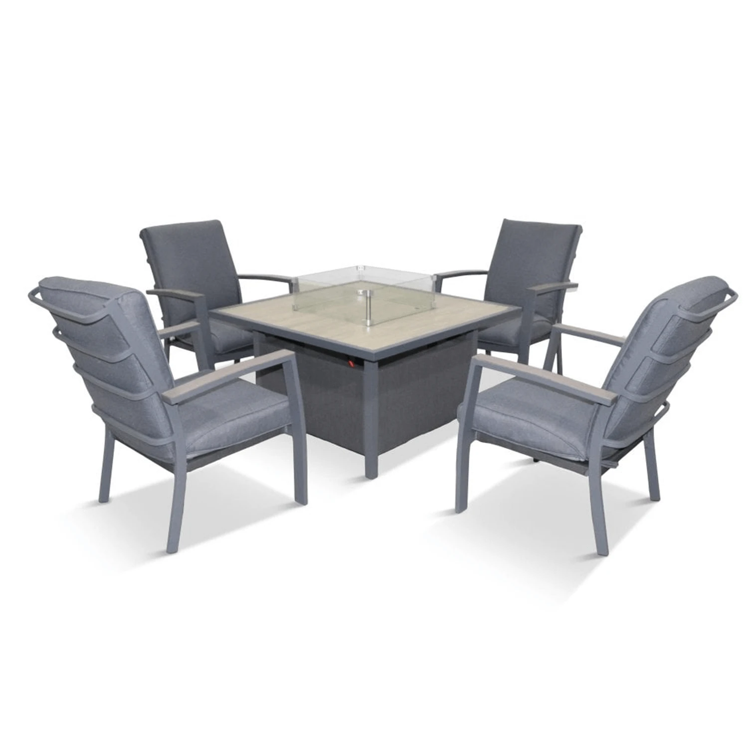 LG Monza Relaxer Set With Gas Firepit Table 5 LG Monza Relaxer Set With Gas Firepit Table - Image 5