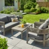Norfolk Leisure Arden Lounge Sofa Set In Grey