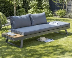 Norfolk Leisure Carrow Lounge Bed In Anthracite/Grey