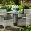 Hartman Westbury Bistro Set In Ash / Slate