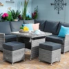 Hartman Westbury Square Corner Sofa Lounge Set In Ash / Slate