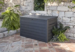 Keter Ontario XXL Deck Storage Box - Anthracite -Cheap Hozelock || Kettler || Bosch Store L ontario