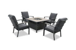 LG Monza Relaxer Set With Gas Firepit Table 9 LG Monza Relaxer Set With Gas Firepit Table -Cheap Hozelock || Kettler || Bosch Store L1 MNZ SET15