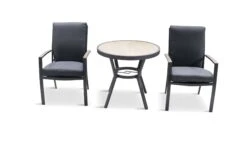 LG Monza Bistro Set With High Back Chairs 9 LG Monza Bistro Set With High Back Chairs -Cheap Hozelock || Kettler || Bosch Store L1 MNZ SET2