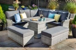 Hartman Heritage Grand Tuscan Square Corner Sofa Set In Ash / Slate