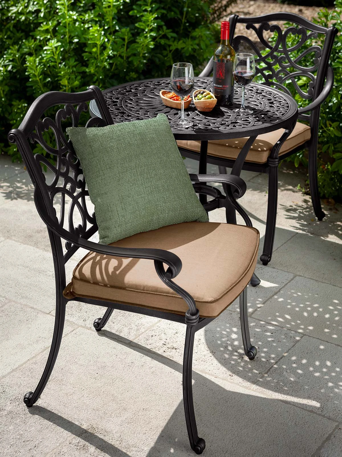 Hartman Capri Bistro Set In Bronze/Amber 2 Hartman Capri Bistro Set In Bronze/Amber - Image 2