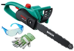Bosch Electric Chainsaw 40cm With Lubricant And Goggles - AKE-40 1 Bosch Electric Chainsaw 40cm With Lubricant And Goggles - AKE-40