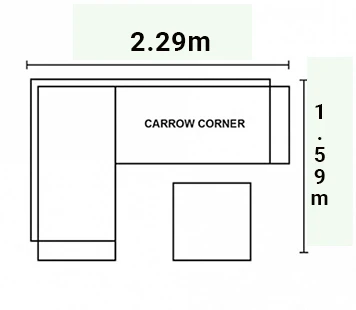 Norfolk Leisure Carrow Corner Sofa Set In Anthracite/Grey 3 Norfolk Leisure Carrow Corner Sofa Set In Anthracite/Grey - Image 3