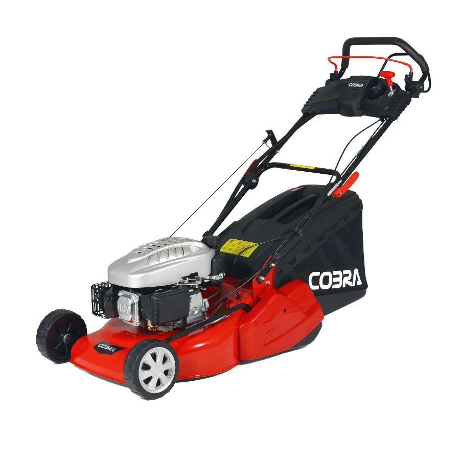 Cobra 46cm Self Propelled Petrol Mower, Rear Roller, Electric Start 1 Cobra 46cm Self Propelled Petrol Mower, Rear Roller, Electric Start