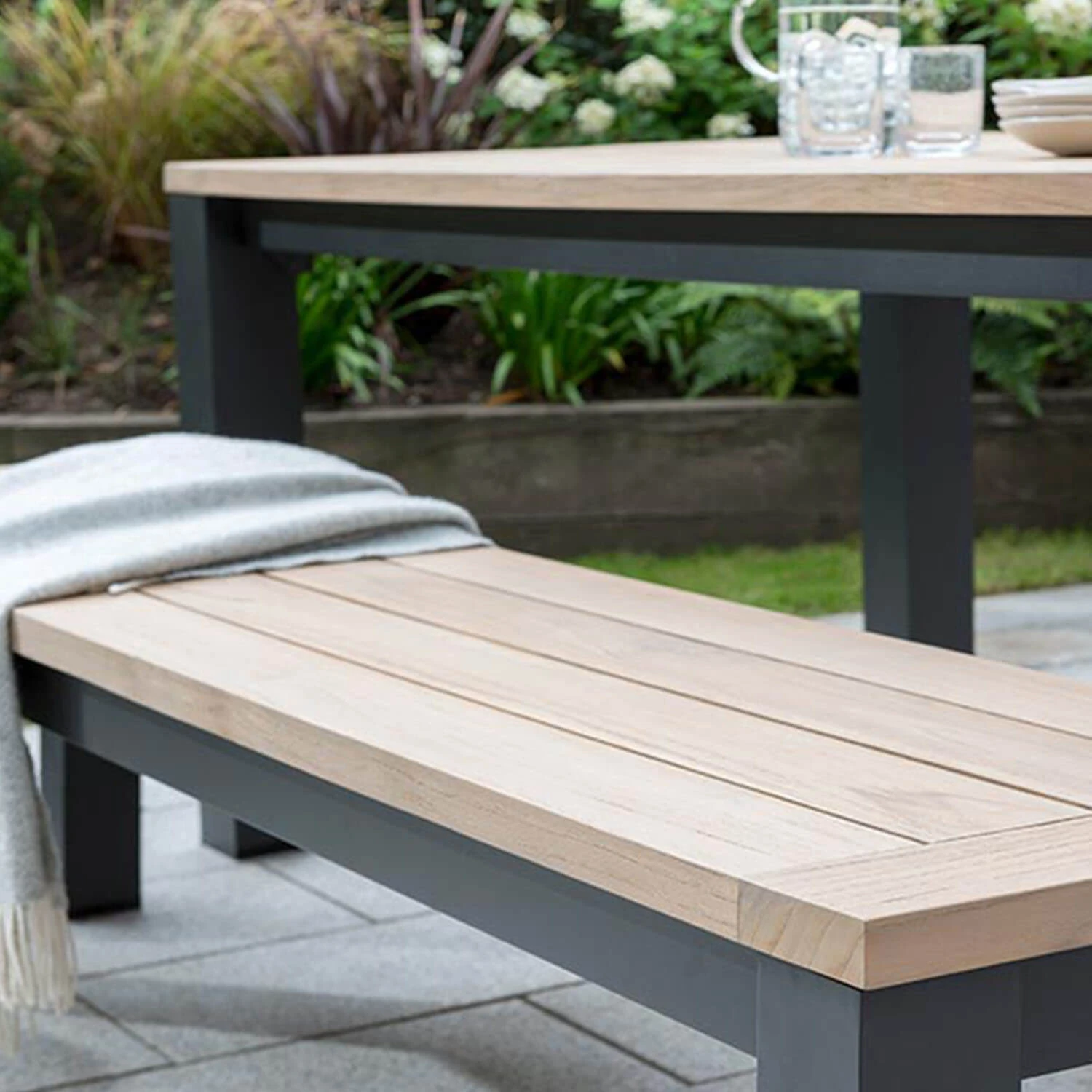 Kettler Elba Dining Table And Benches Set 2 Kettler Elba Dining Table And Benches Set - Image 2