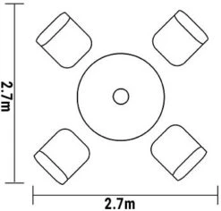 Hartman Heritage Tuscan 4 Seater Dining Set In Ash / Slate 7 Hartman Heritage Tuscan 4 Seater Dining Set In Ash / Slate -Cheap Hozelock || Kettler || Bosch Store hartman heritage 4 seat footprint