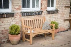 Heritage Oak 4ft Garden Bench - 2 Seater -Cheap Hozelock || Kettler || Bosch Store heritage 4ft 2