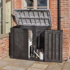 Keter Hideaway XL Garden Storage Box - Anthracite -Cheap Hozelock || Kettler || Bosch Store hideaway 2