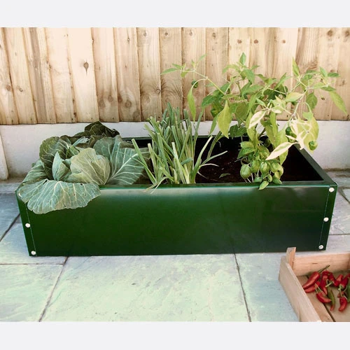 Everlasting Plain Aluminium Raised Bed 100cm Long X 100cm Wide 1 Everlasting Plain Aluminium Raised Bed 100cm Long X 100cm Wide