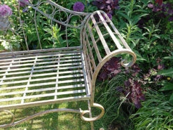 Ornate Verdigris Metal Garden Bench, 93cm X 107cm 6 Ornate Verdigris Metal Garden Bench, 93cm X 107cm -Cheap Hozelock || Kettler || Bosch Store l GF15 3