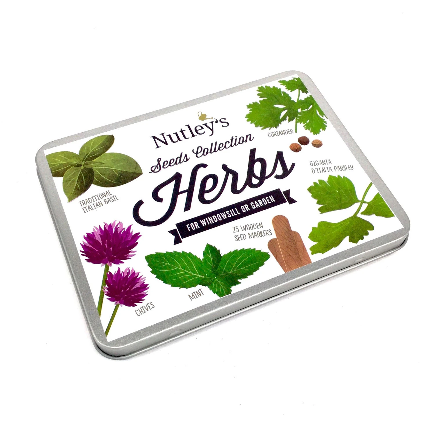 Nutley's Seeds Collection Gift Tin Herbs 1 Nutley's Seeds Collection Gift Tin Herbs