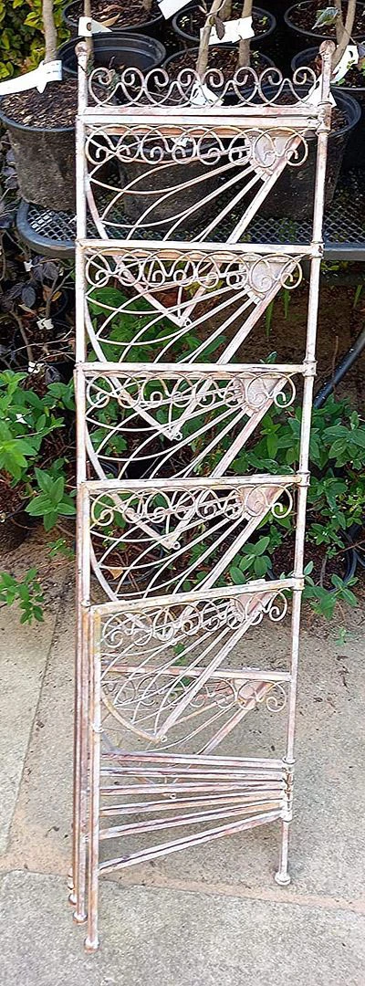 Spiral Staircase Tiered Pot Holder With Six Levels 4 Spiral Staircase Tiered Pot Holder With Six Levels - Image 4