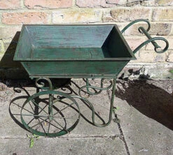 Metal Flower Cart Planter - 55cm Long -Cheap Hozelock || Kettler || Bosch Store l PL65 3