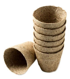 Nutley's 8cm Round Jiffy Peat-Free Fibre Plant Pot