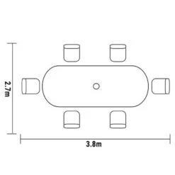 Hartman Amalfi 6 Seater Oval Dining Set In Antique Grey / Platinum 7 Hartman Amalfi 6 Seater Oval Dining Set In Antique Grey / Platinum -Cheap Hozelock || Kettler || Bosch Store l amalfi 6 seat oval footprint