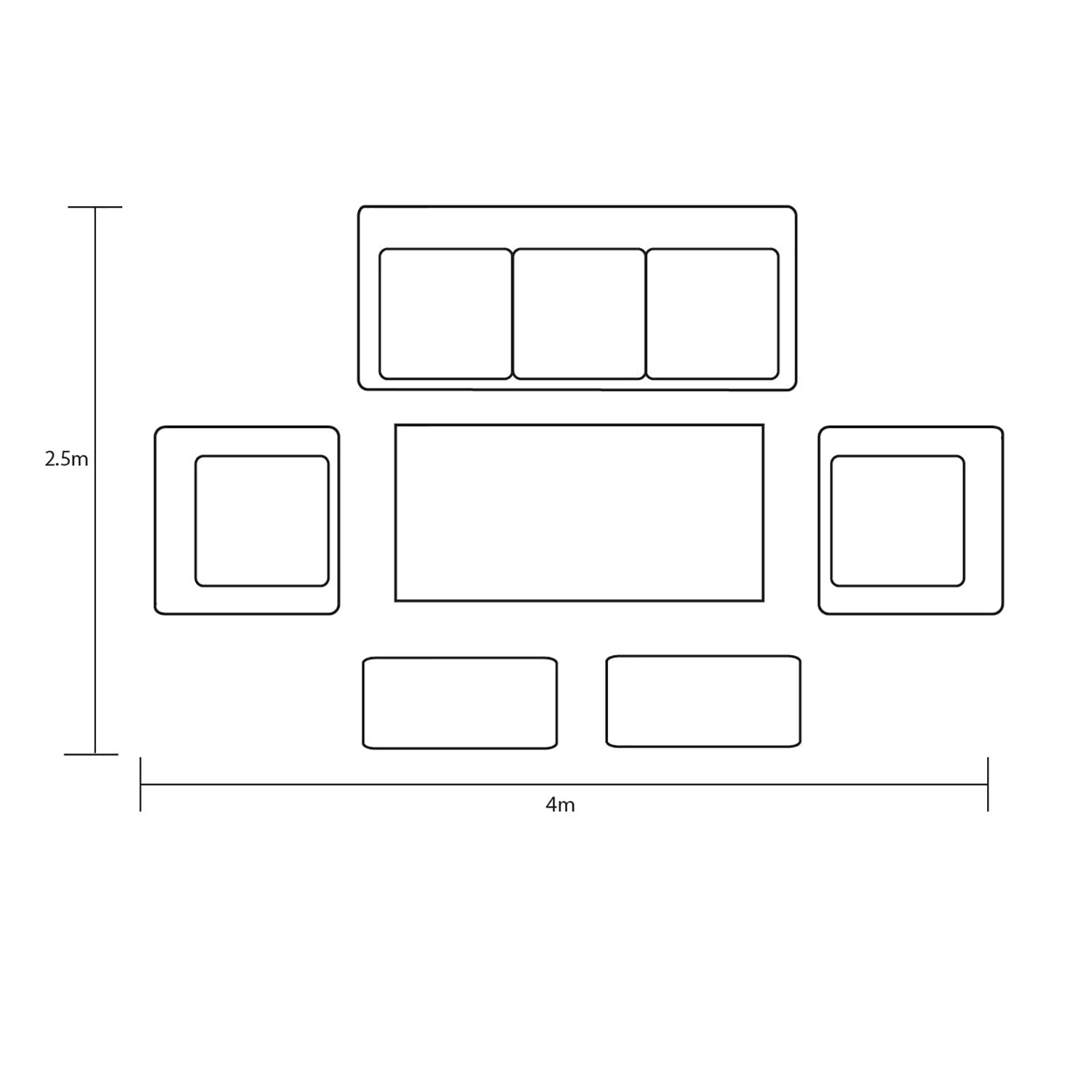 Hartman Aurora Lounge Set In Matt Xerix/Zenith 5 Hartman Aurora Lounge Set In Matt Xerix/Zenith - Image 5