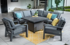 Hartman Aurora Square Corner Sofa Set With Adjustable Table & Lounge Chairs - Matt Xerix/Zenith 7 Hartman Aurora Square Corner Sofa Set With Adjustable Table & Lounge Chairs - Matt Xerix/Zenith -Cheap Hozelock || Kettler || Bosch Store l aurora square corner adj table chairs xerix 3