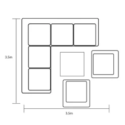 Hartman Aurora Square Corner Sofa Set With Adjustable Table & Lounge Chairs - Matt Xerix/Zenith 9 Hartman Aurora Square Corner Sofa Set With Adjustable Table & Lounge Chairs - Matt Xerix/Zenith -Cheap Hozelock || Kettler || Bosch Store l aurora square corner chairs