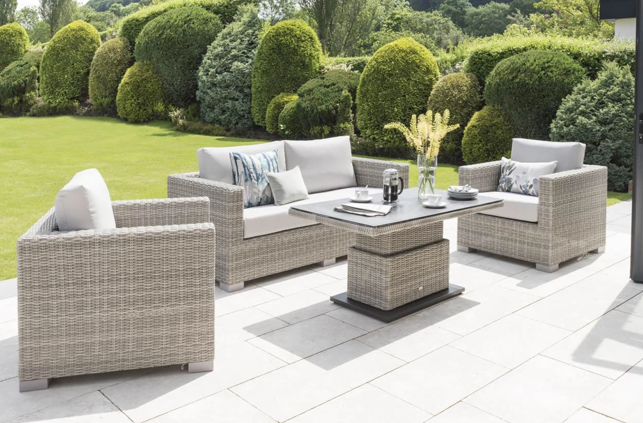 LIFE Aya Weave Sofa Lounge Set - Yacht/Mouse Grey 1 LIFE Aya Weave Sofa Lounge Set - Yacht/Mouse Grey