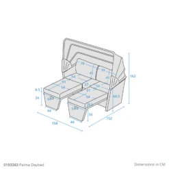 Kettler Palma Daybed In Whitewash -Cheap Hozelock || Kettler || Bosch Store l daybed 1