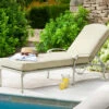 Hartman Amalfi Lounger With Cushion In Maize / Wheatgrass