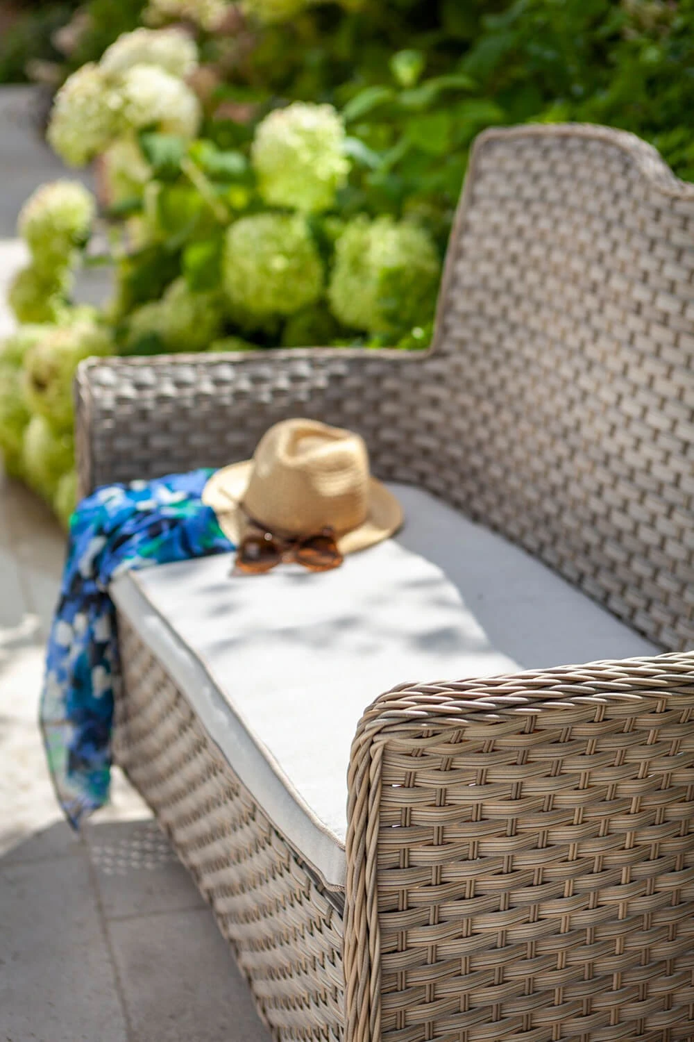 Hartman Heritage 2 Seat High Back Bench With Cushion In Beech / Dove 2 Hartman Heritage 2 Seat High Back Bench With Cushion In Beech / Dove - Image 2