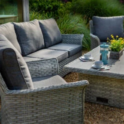 Hartman Heritage Tuscan 3 Seat Lounge Set In Ash / Slate 7 Hartman Heritage Tuscan 3 Seat Lounge Set In Ash / Slate -Cheap Hozelock || Kettler || Bosch Store l hartman heritage 3 seat sofa ash 4