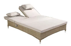 Hartman Heritage Double Lounger With Cushion In Beech / Dove -Cheap Hozelock || Kettler || Bosch Store l hartman heritage double lounger beech