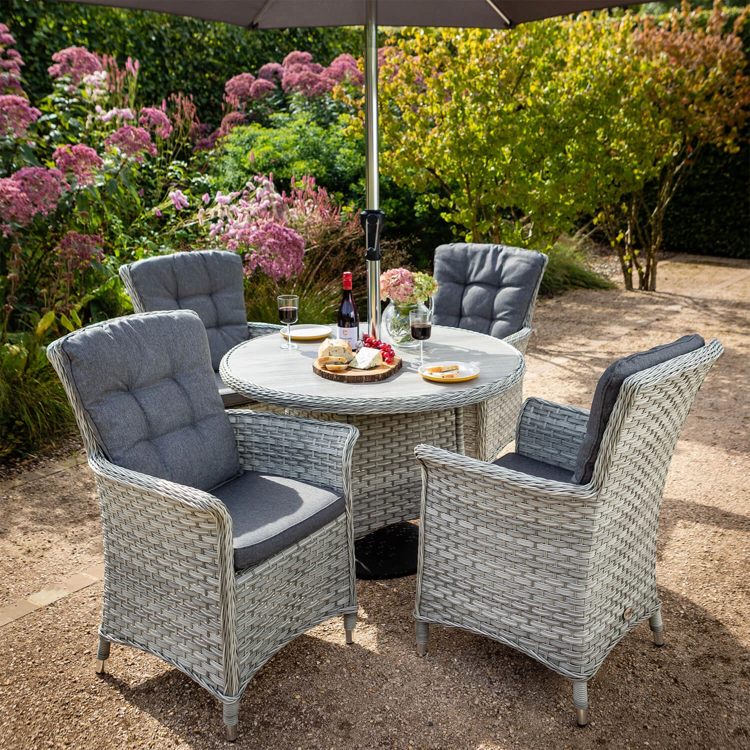 Hartman Heritage Tuscan 4 Seater Dining Set In Ash / Slate 2 Hartman Heritage Tuscan 4 Seater Dining Set In Ash / Slate - Image 2