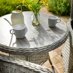 Hartman Heritage Tuscan Bistro Set In Ash / Slate -Cheap Hozelock || Kettler || Bosch Store l hartman heritage tuscan bistro set ash 3