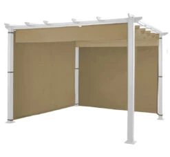 Hartman Roma 3x3 Pergola Curtains In Caramel