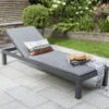 Kettler Elba Lounger In Anthracite / Charcoal