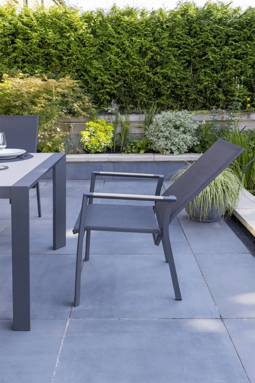 Kettler Surf Active Multi Position Dining Chair In Iron Grey 2 Kettler Surf Active Multi Position Dining Chair In Iron Grey - Image 2