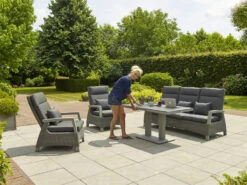 LIFE Aloha Sofa Lounge Set In Lava / Yacht Grey / Carbon 7 LIFE Aloha Sofa Lounge Set In Lava / Yacht Grey / Carbon -Cheap Hozelock || Kettler || Bosch Store l life aloha lounge set lava 3