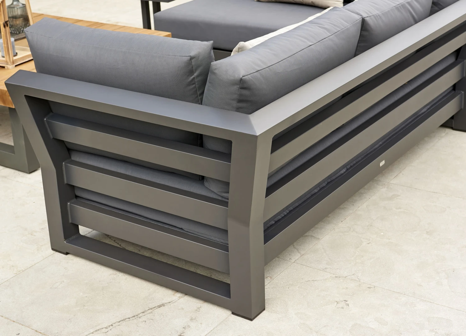 LIFE Nevada Full Corner Sofa Set In Carbon 2 LIFE Nevada Full Corner Sofa Set In Carbon - Image 2