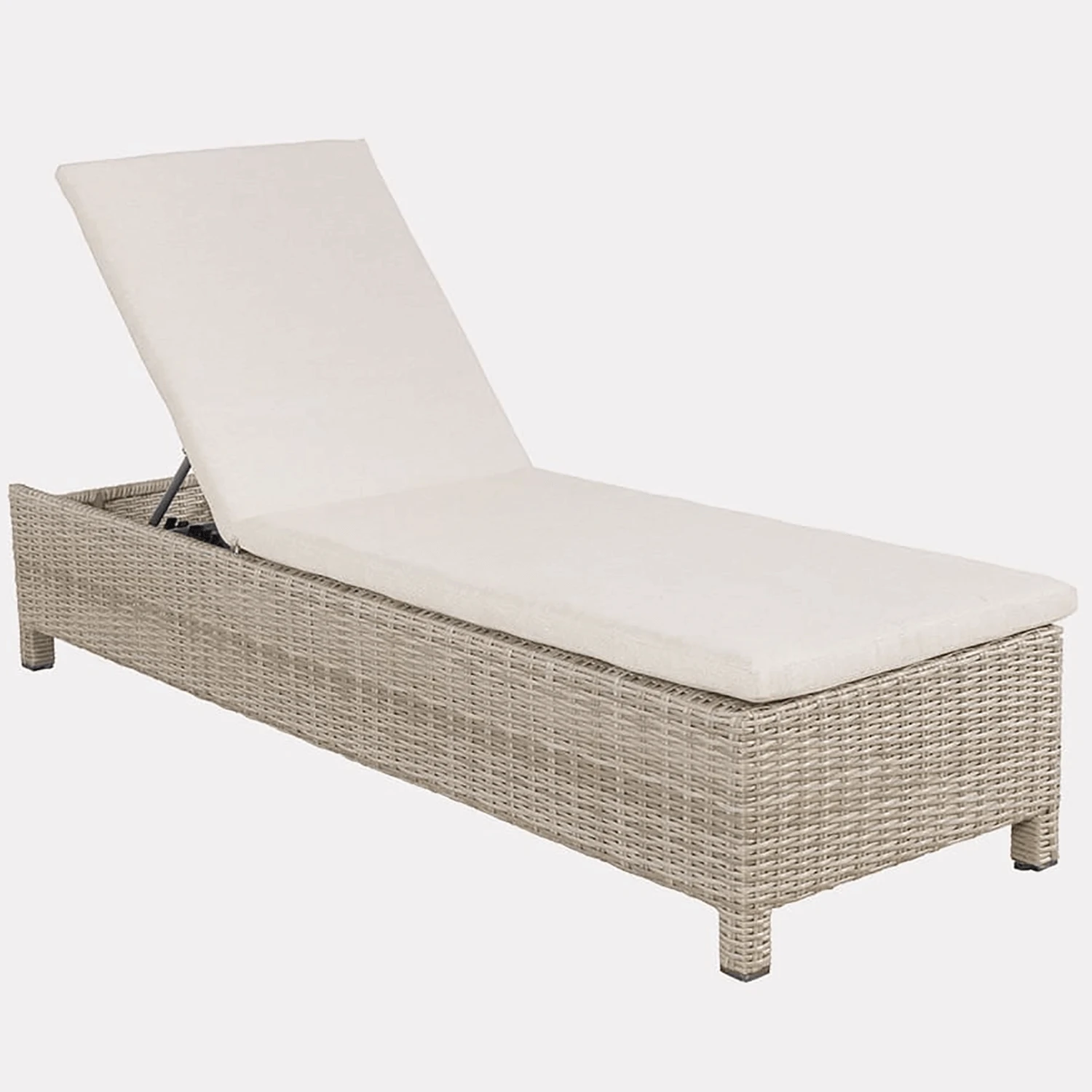 Kettler Palma Lounger In Oyster And Stone 2 Kettler Palma Lounger In Oyster And Stone - Image 2