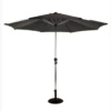 Hartman Luxury Round 3m Parasol - Dark Grey