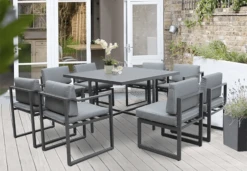 Kettler Menos Versa 8 Seat Compact Dining Set