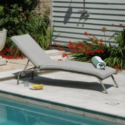 LG Monaco Stone Sunlounger